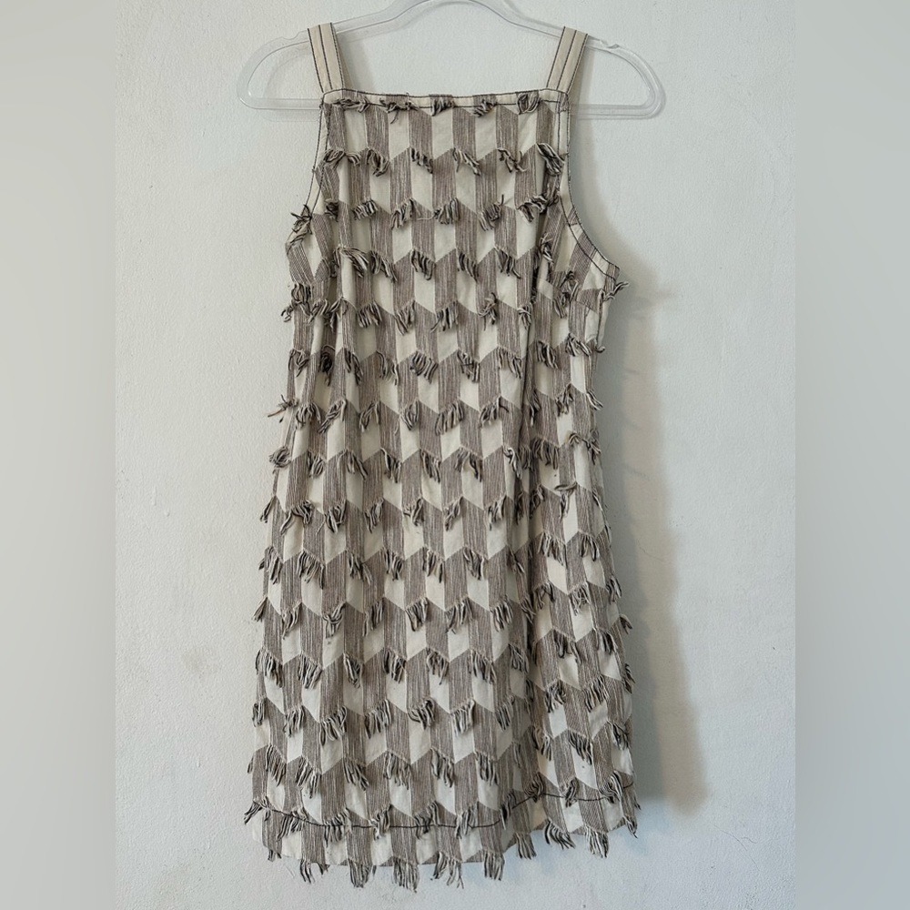 ANTHROPOLOGIE TASSLE DRESS